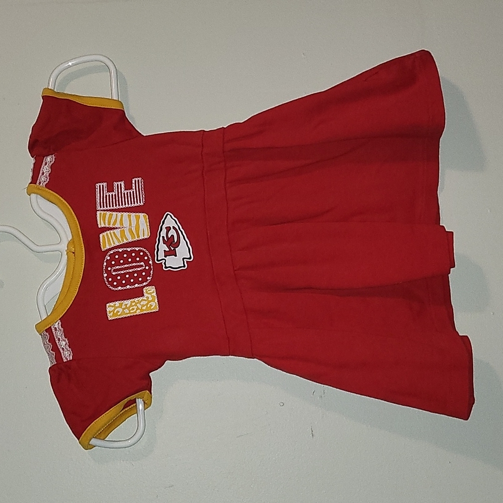 Toddler Chiefs Dress 3T